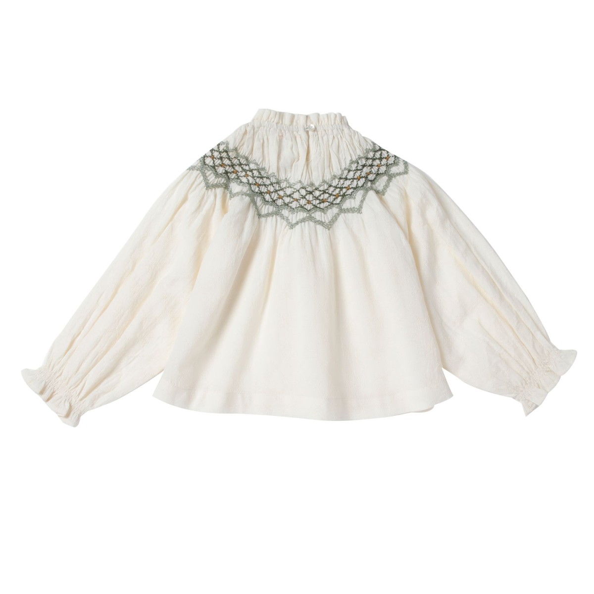 Blouse with smocks GISELE