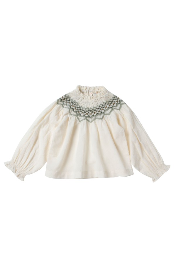 Blouse à smocks Gisele