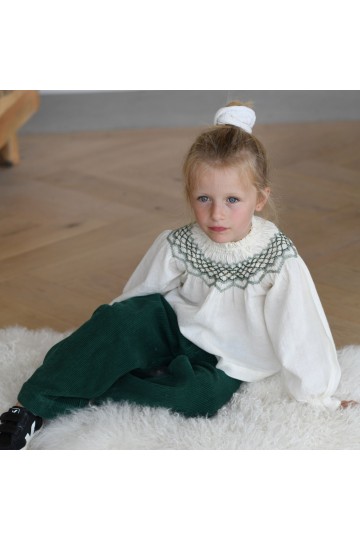 Blouse à smocks Gisele