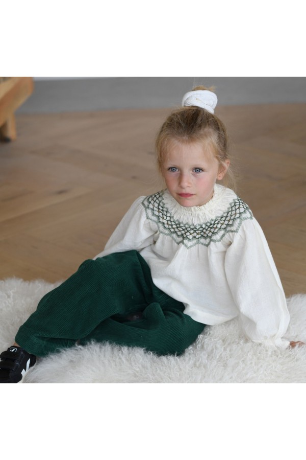 Blouse à smocks Gisele