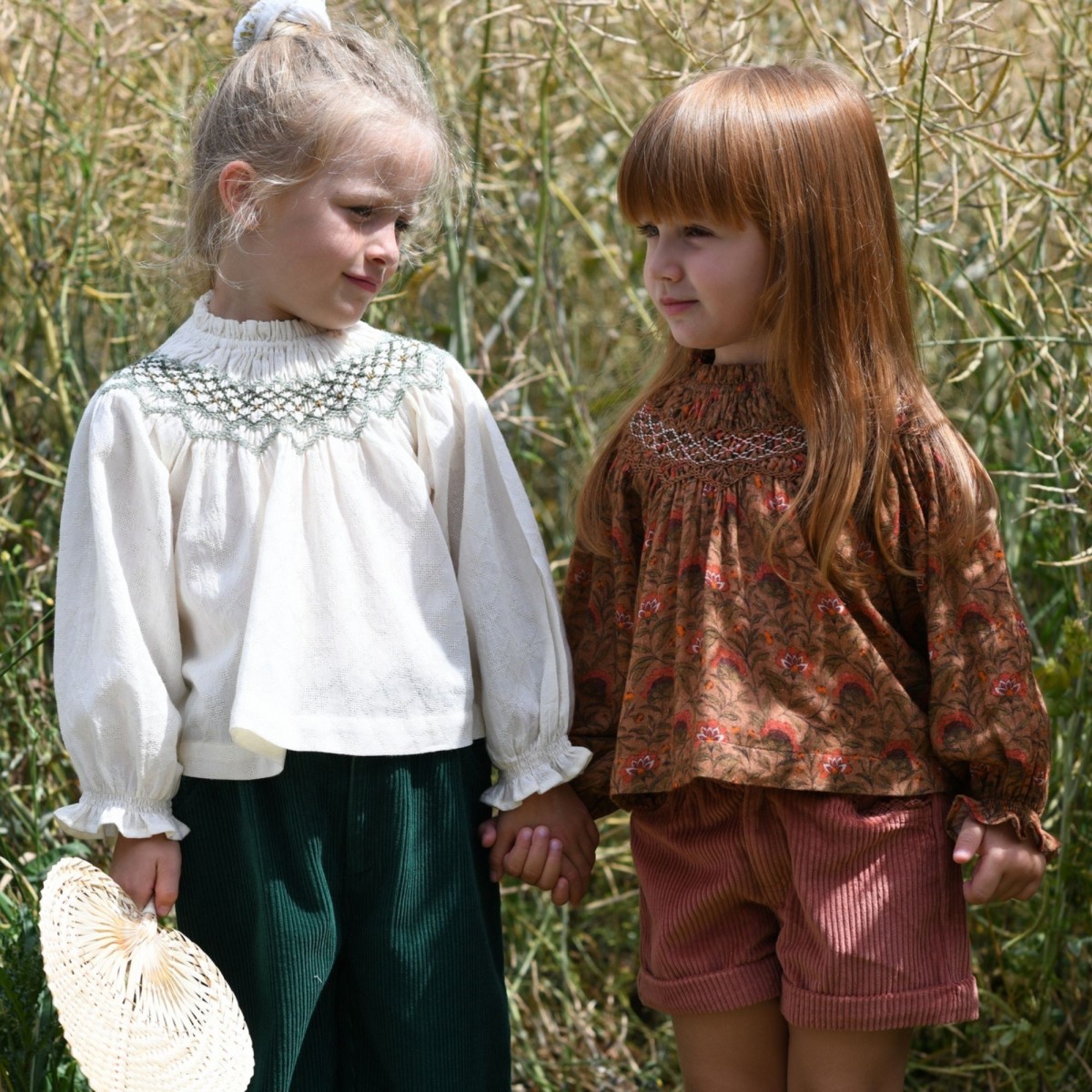 Blouse à smocks Gisele