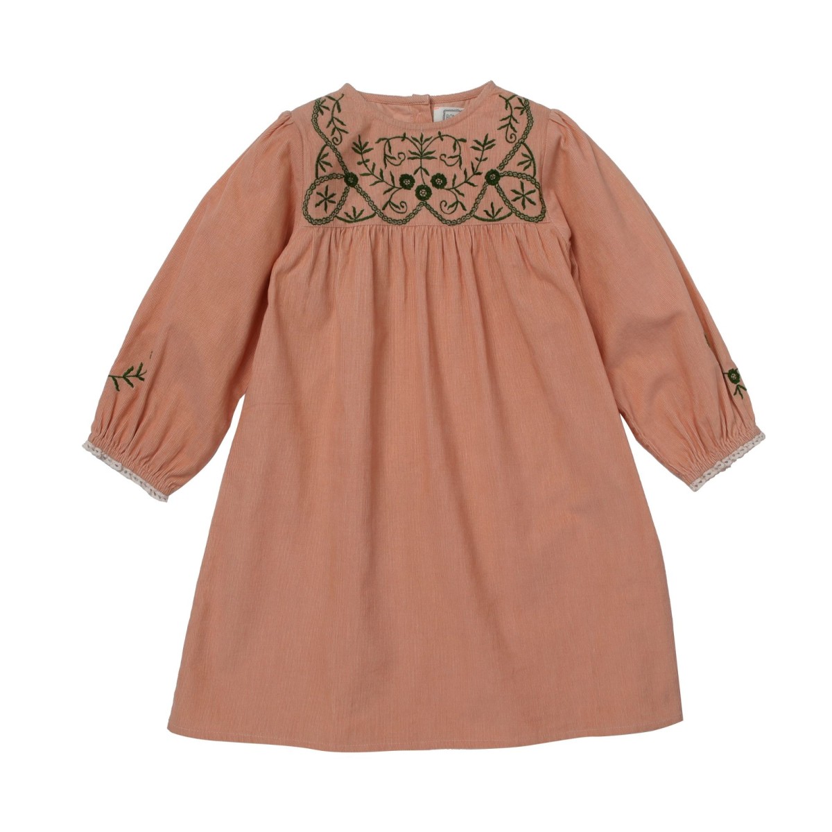 Embroidered corduroy dress Bobo Chic