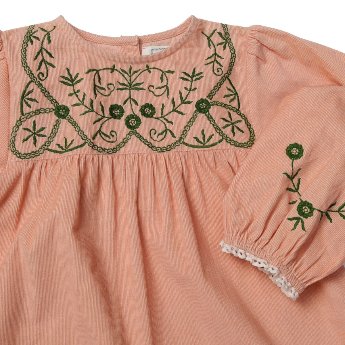 Embroidered corduroy dress Bobo Chic