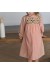 Embroidered corduroy dress Bobo Chic