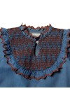 Robe à smocks Sanae