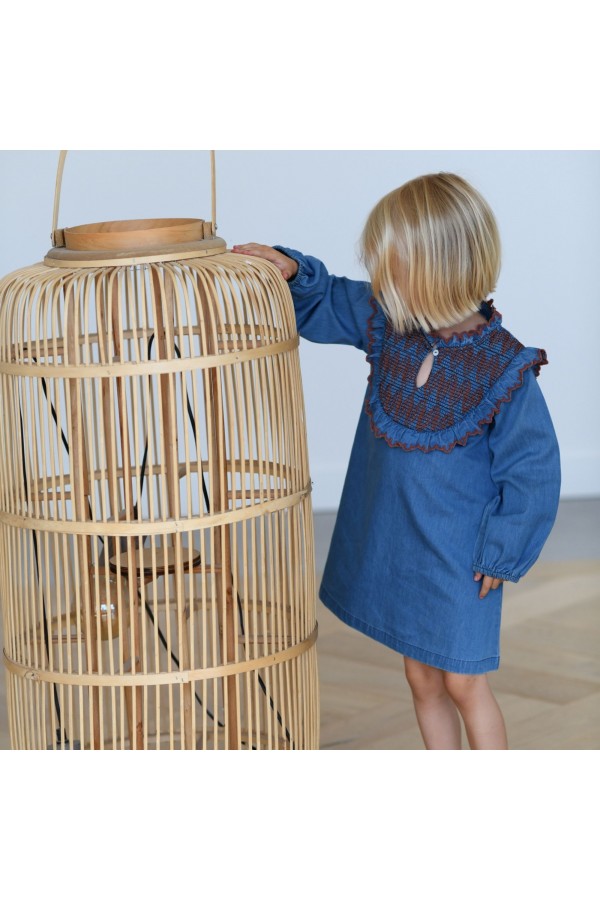 Robe à smocks Sanae