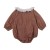 Romper in baby corduroy with embroidered collar Paloma