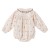 Ruffled collar baby overall with flower print Takara