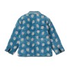 Print flowers reversible jacket