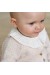 Unisex baby romper with gathered collar Eden