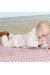 Unisex baby romper with gathered collar Eden