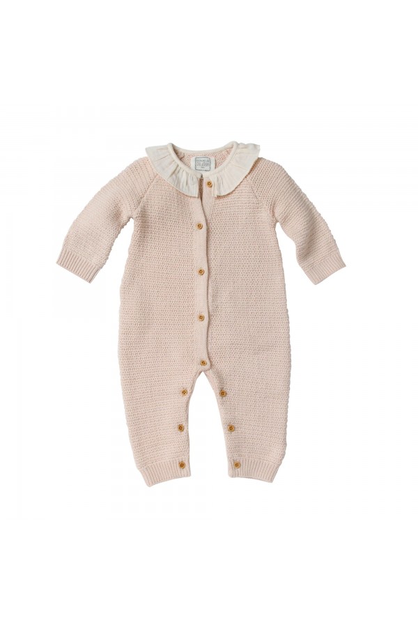 Combinaison bébé mixte avec col froncé Eden