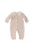 Unisex baby romper with gathered collar Eden