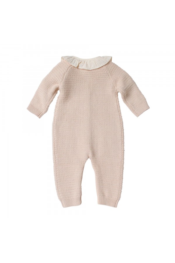 Combinaison bébé mixte avec col froncé Eden