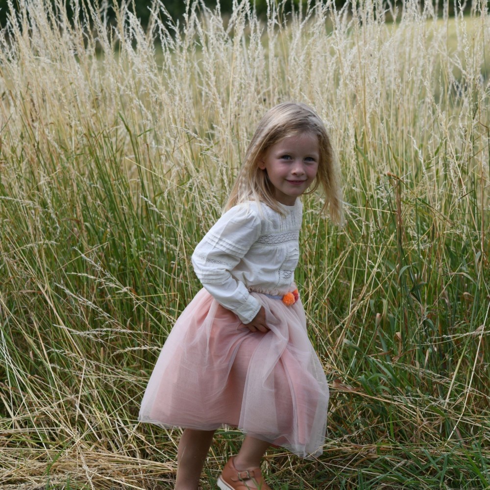 Tutu skirt in mesh Pink