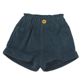 Short en velours côtelé Noisette