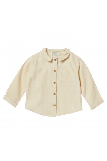 Kurta shirt in corduroy or printed checks AURAY