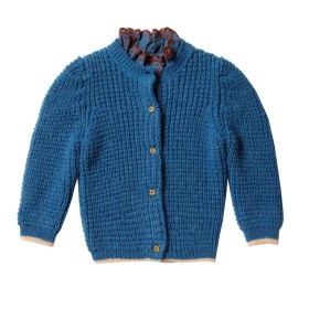 Cardigan avec collerette brodée vintage Billie