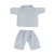 Chouchou Doll Pyjama Blue Ecru Vichy