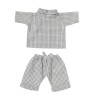 Chouchou Doll Pyjama Ecru Green Vichy