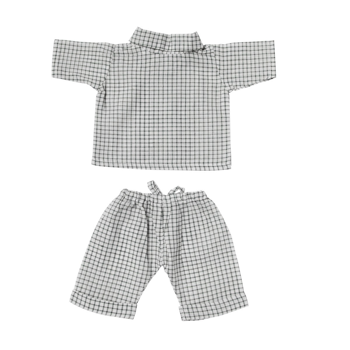 Chouchou Doll Pyjama Ecru Green Vichy