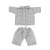 Chouchou Doll Pyjama Ecru Green Vichy