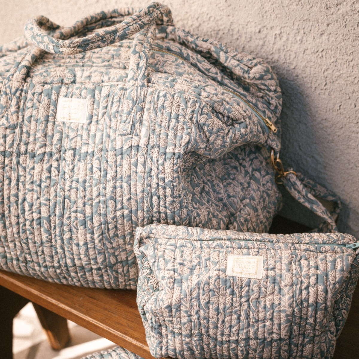 GOA BLUE GREEN CABAS BAG