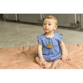 Blouse brodée bohème Madras