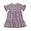 Flower print ruffle dress Suzon