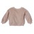 Sweat en bouclette coton bio rose Peaches