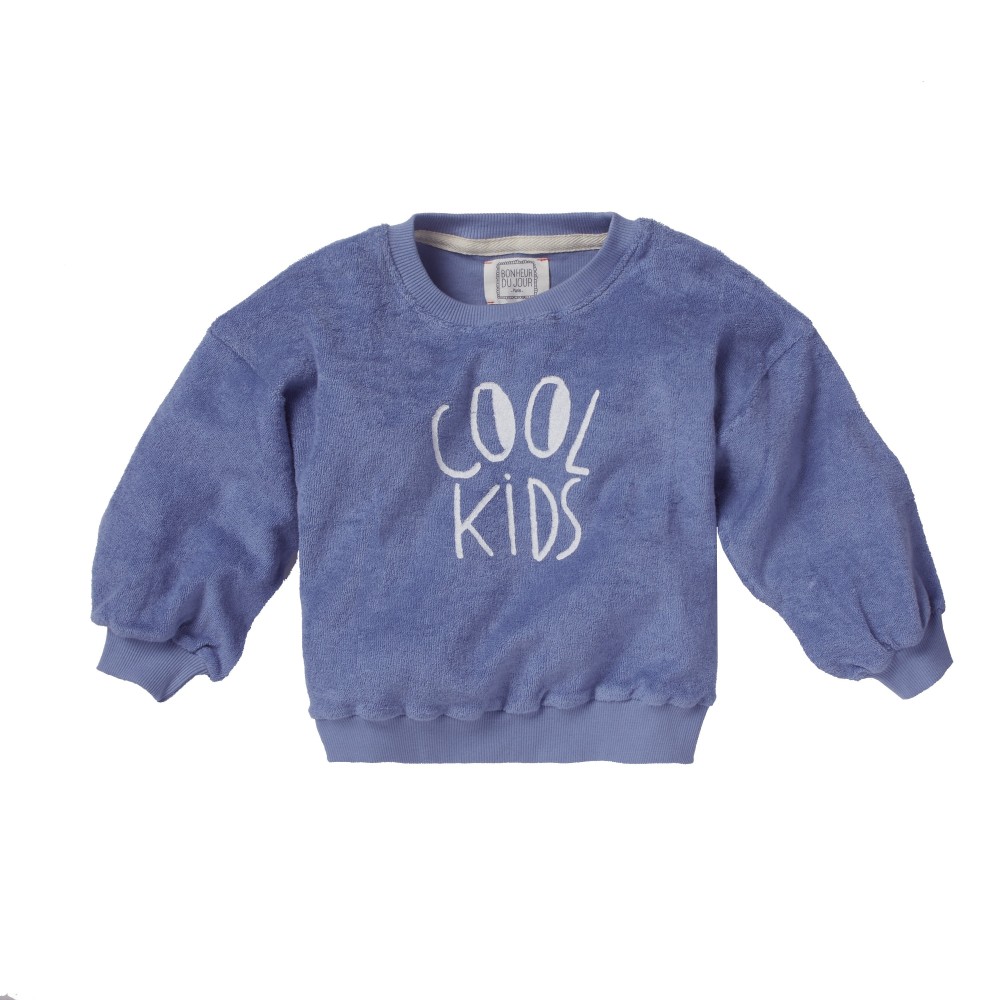 Blue organic coton sweater Cool Kids