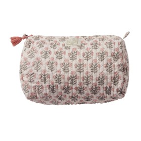 Trousse de Toilette Indienne INDIRA Madurai Rosée et Vert