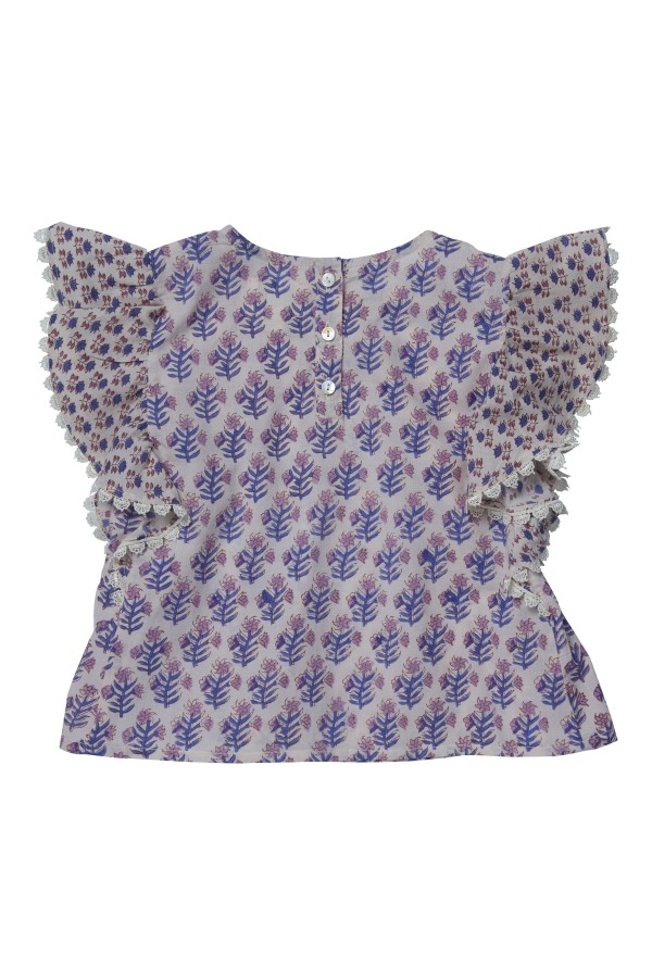 Blouse Daphne Blue Green