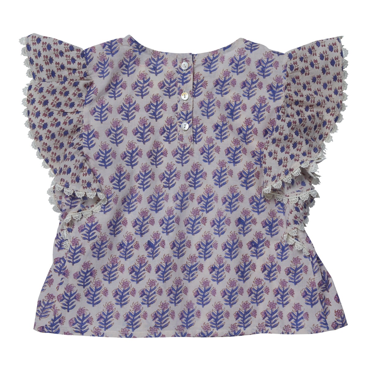 Blue Green DAPHNE Blouse