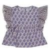 Blue Green DAPHNE Blouse