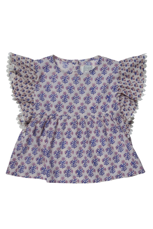 Blouse Daphne Blue Green