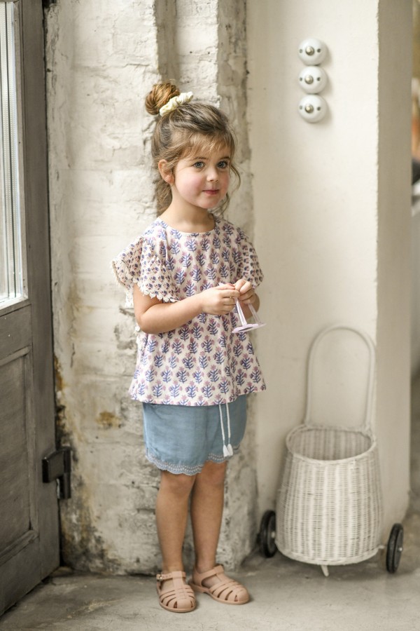 Blouse Daphne Blue Green