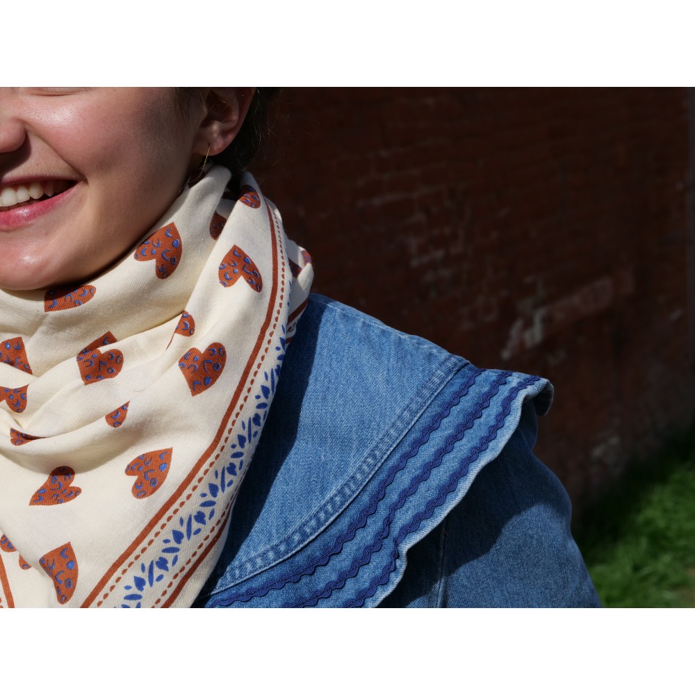 Foulard Coeur Sauvage Adulte