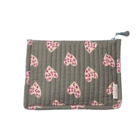 SMALL POUCH COEUR SAUVAGE CYPRES