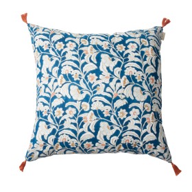 Housse de coussin Namaste Brume Bleu Paon