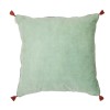 Housse de coussin Namaste Brume Vert Jade