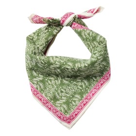 Grass Green Indian Bandana Scarf Kid