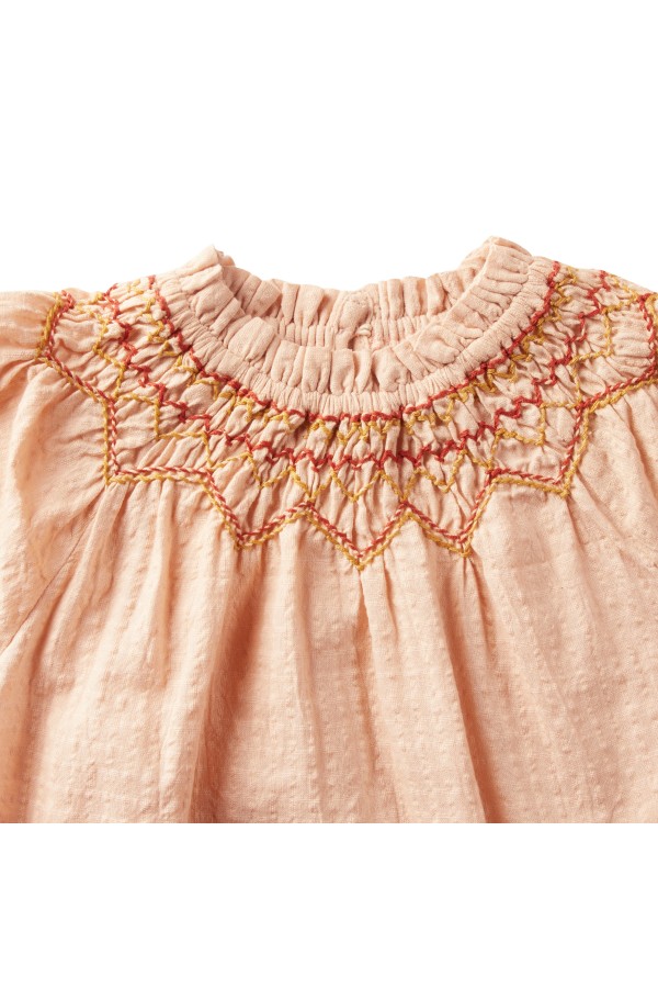 Blouse à smocks Gisele