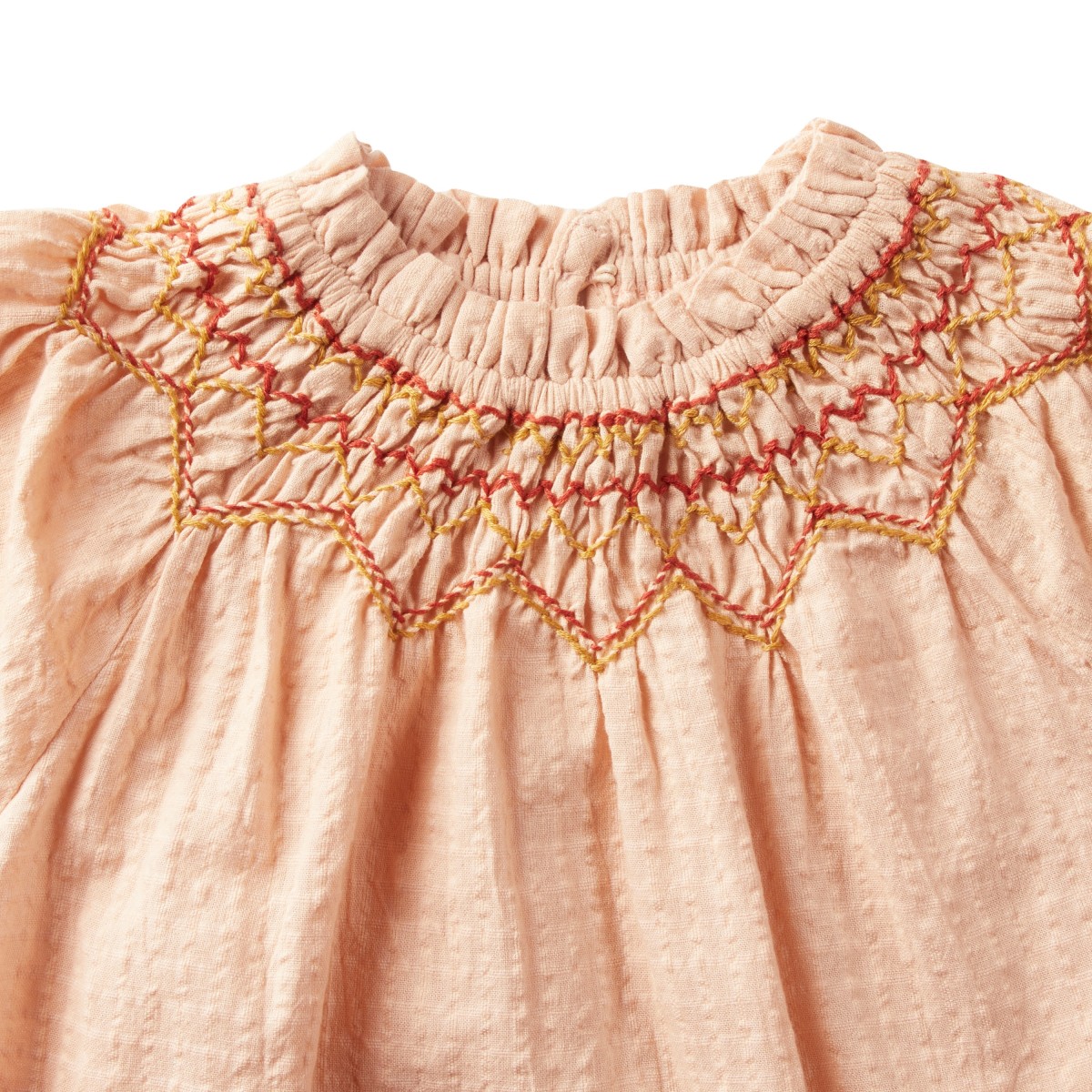 Blouse with smocks GISELE