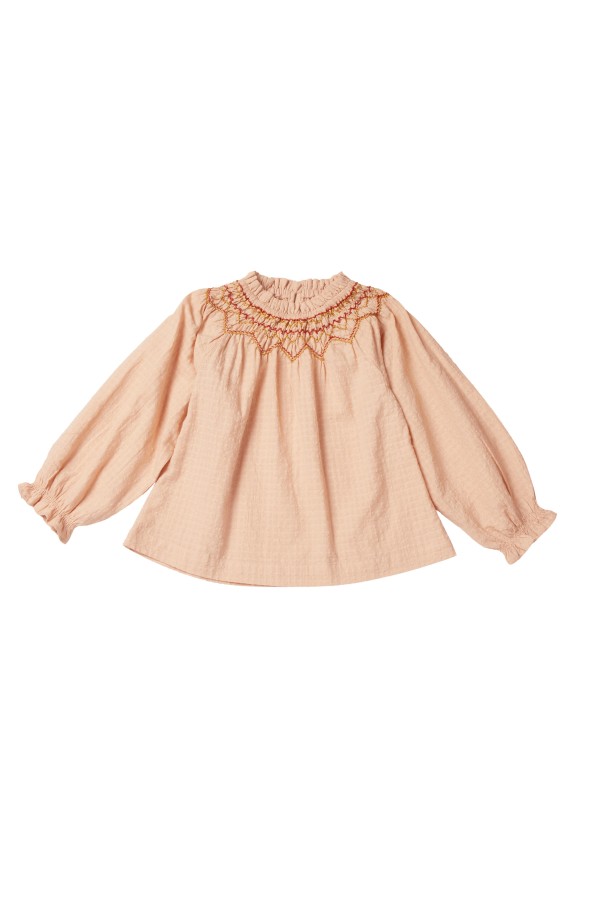 Blouse à smocks Gisele