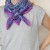 Blue Purple Savanne Indian Scarf