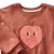 Pink organic cotton sweatshirt Peaches