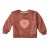 Pink organic cotton sweatshirt Peaches