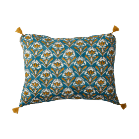 Housse de coussin Seventies Indigo