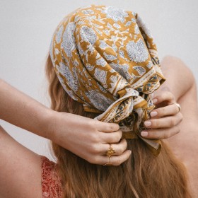 Foulard Indien - Tupia Absynthe